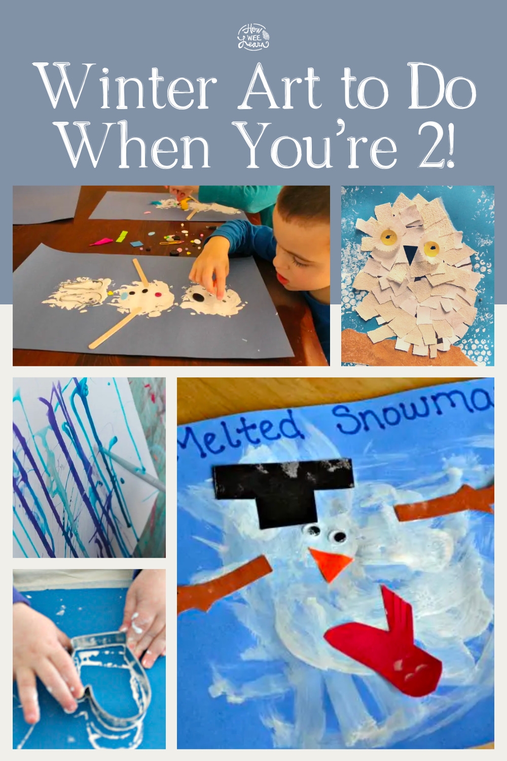 Winter Art For Toddlers How Wee Learn