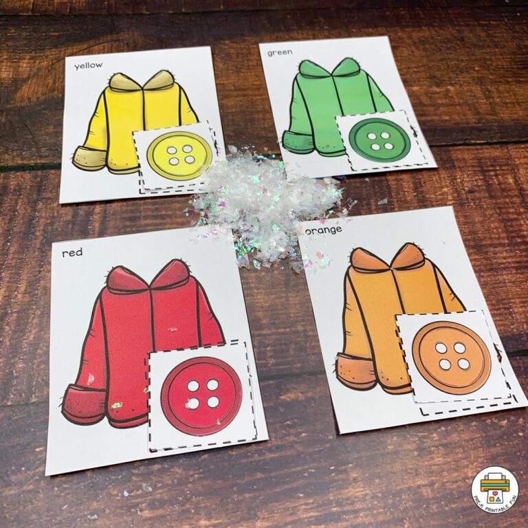 Winter Clothes Activity Pack Pre K Printable Fun