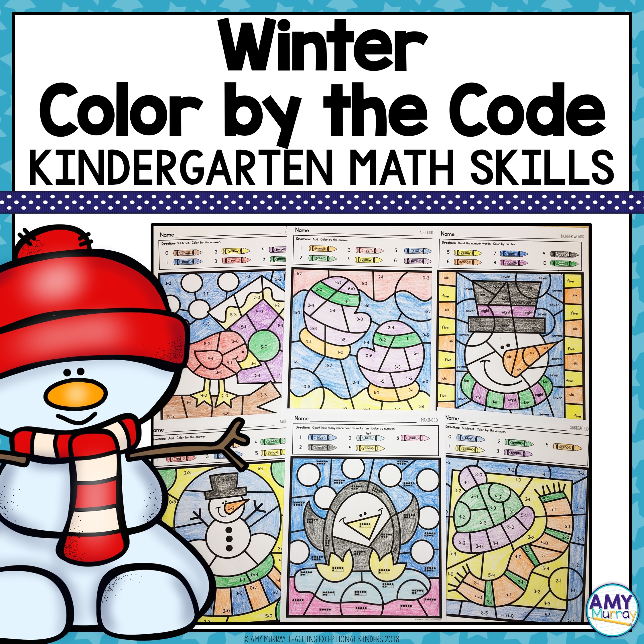 Winter Math Coloring Worksheets Winter Math Coloring Worksheets