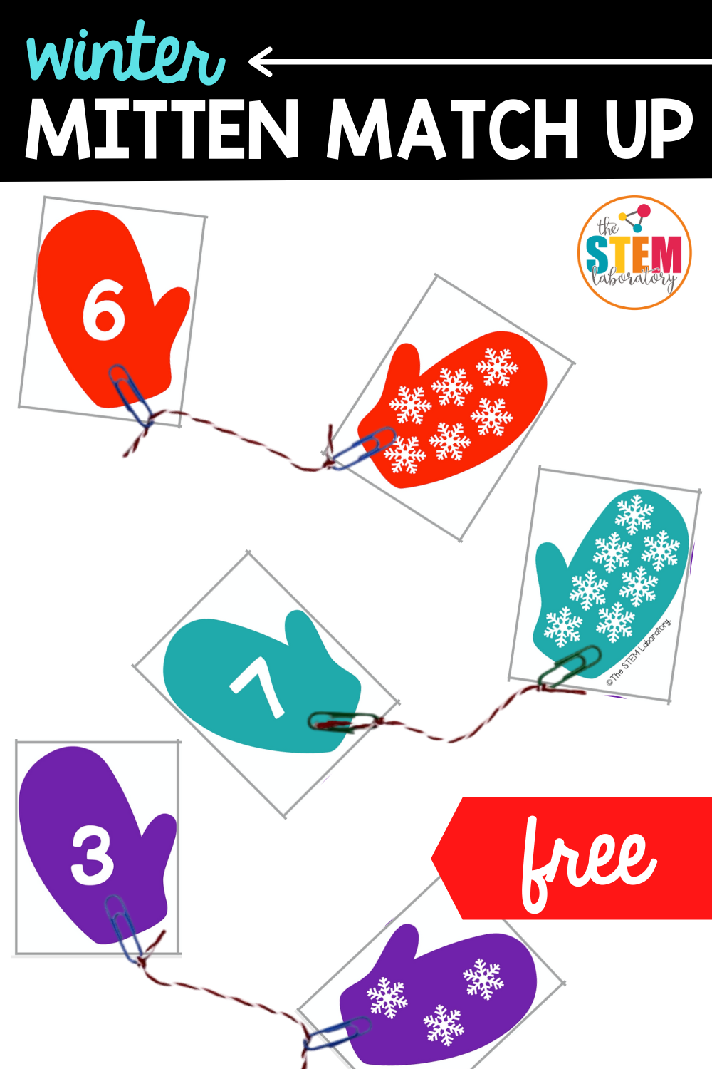 Preschool Printables Mitten Match