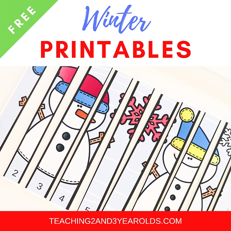 Winter Printables Preschool Free