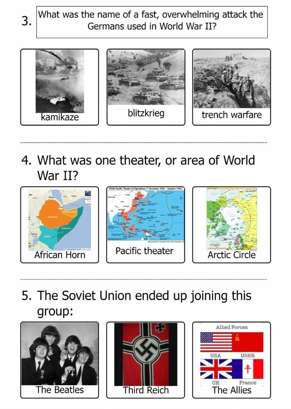 World War II Worksheet Live Worksheets Worksheets Library World War II Worksheet Live Worksheets Worksheets Library