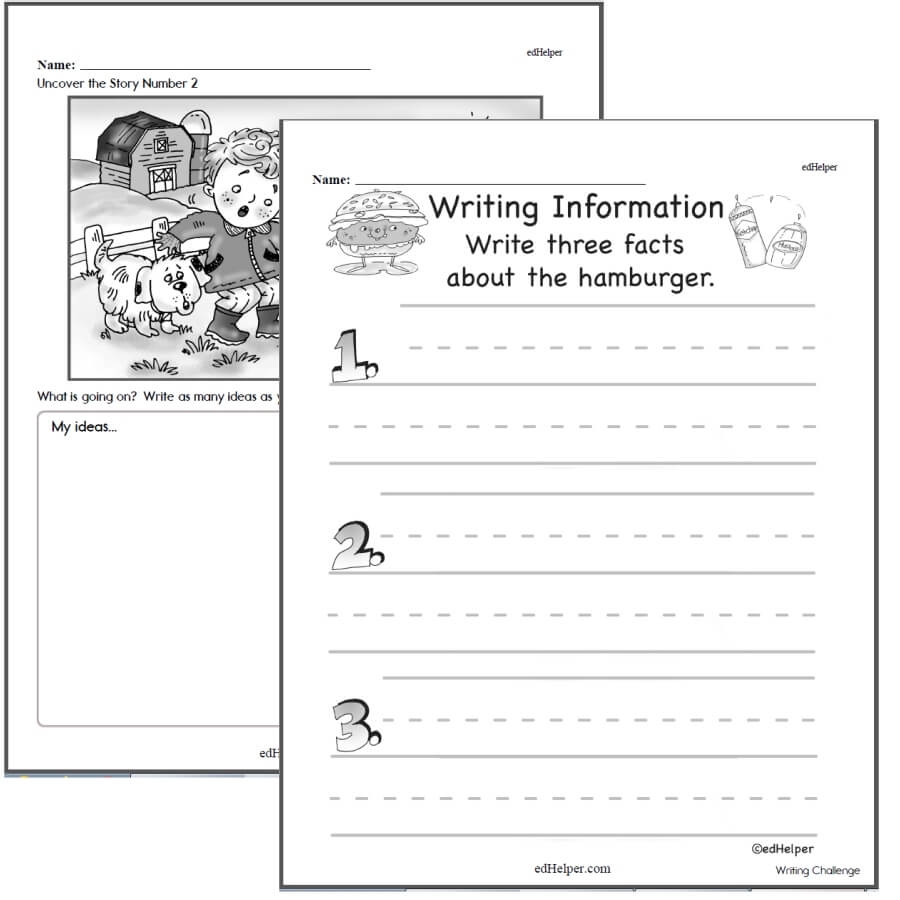 Writing Worksheets For Creative Kids Free PDF Printables 