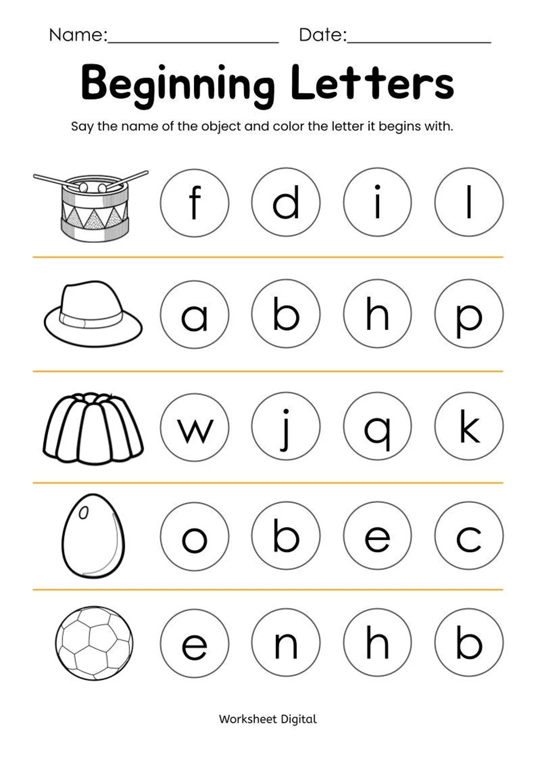 Free Printable Worksheets For Preschoolers Letters