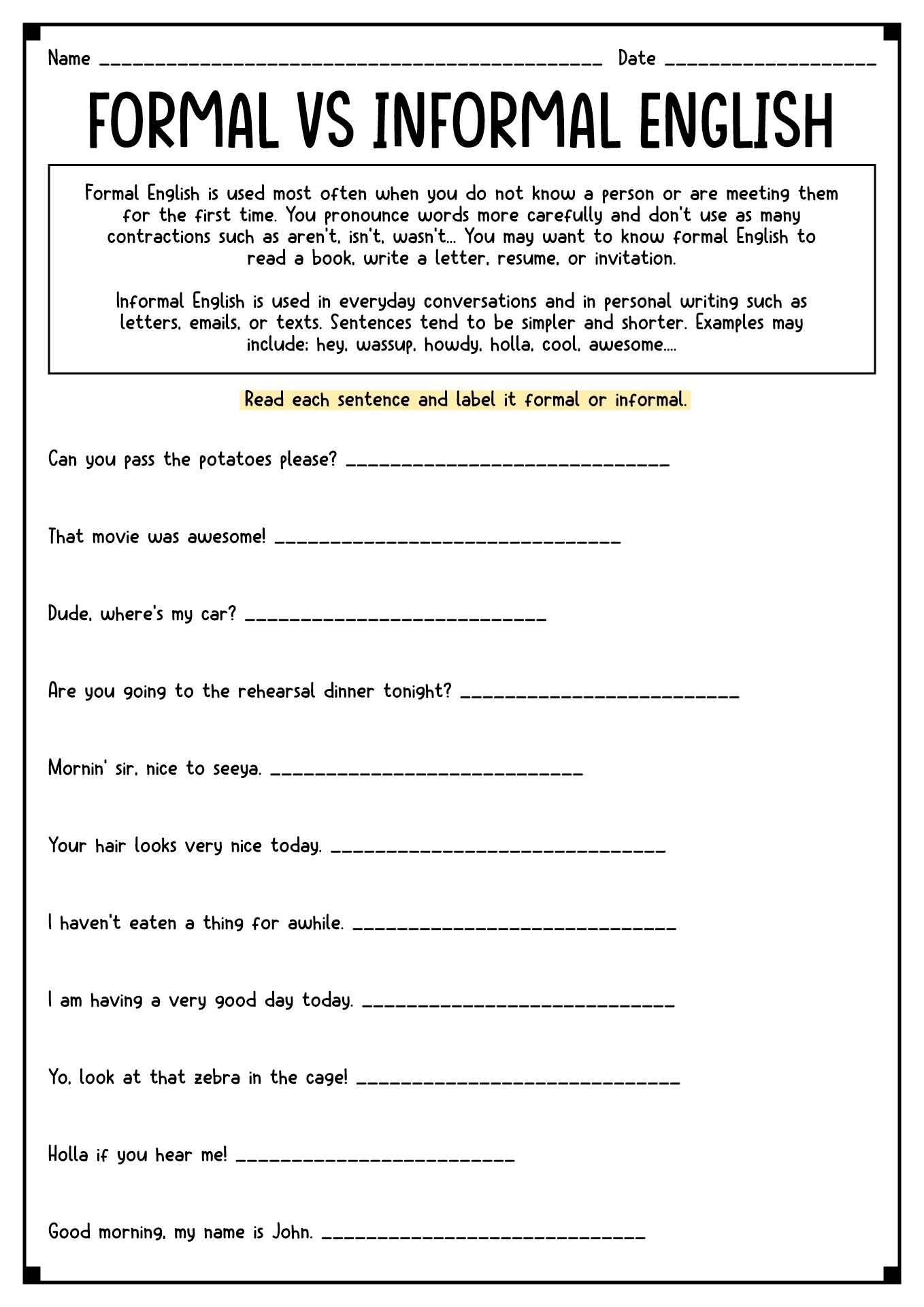 14 6th Grade Language Arts Worksheets Free PDF At Worksheeto