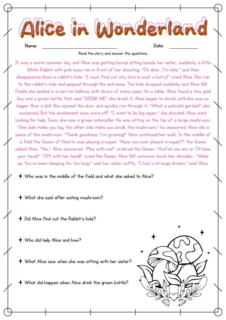 15 Fourth Grade Reading Comp Worksheets Free PDF At Worksheeto