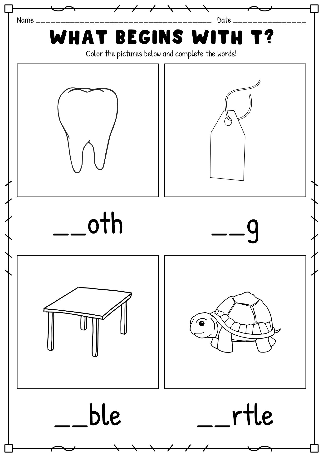 15 Kindergarten Language Arts Worksheets Free PDF At Worksheeto
