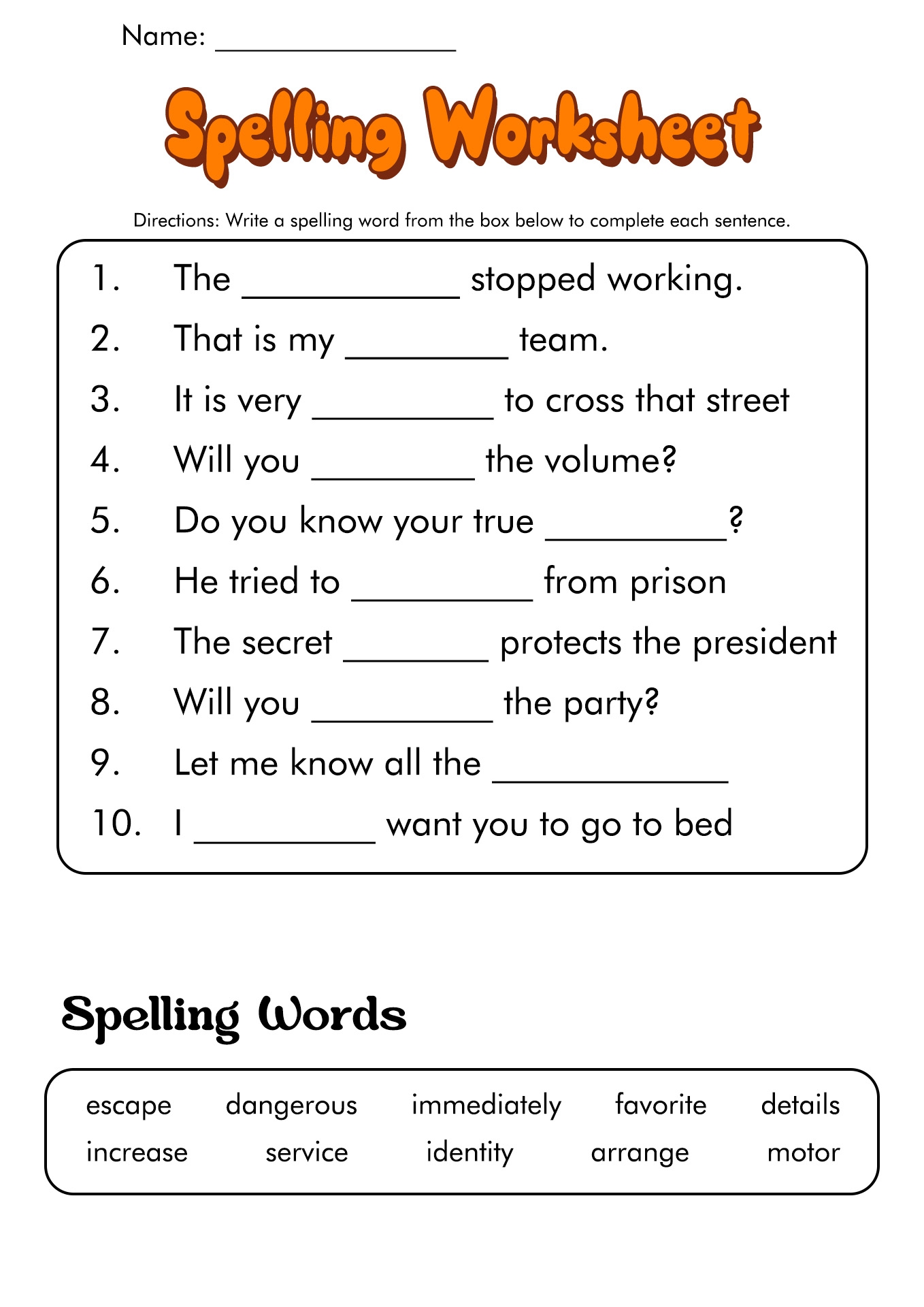 16 6th Grade Spelling Words Worksheets Free PDF At Worksheeto