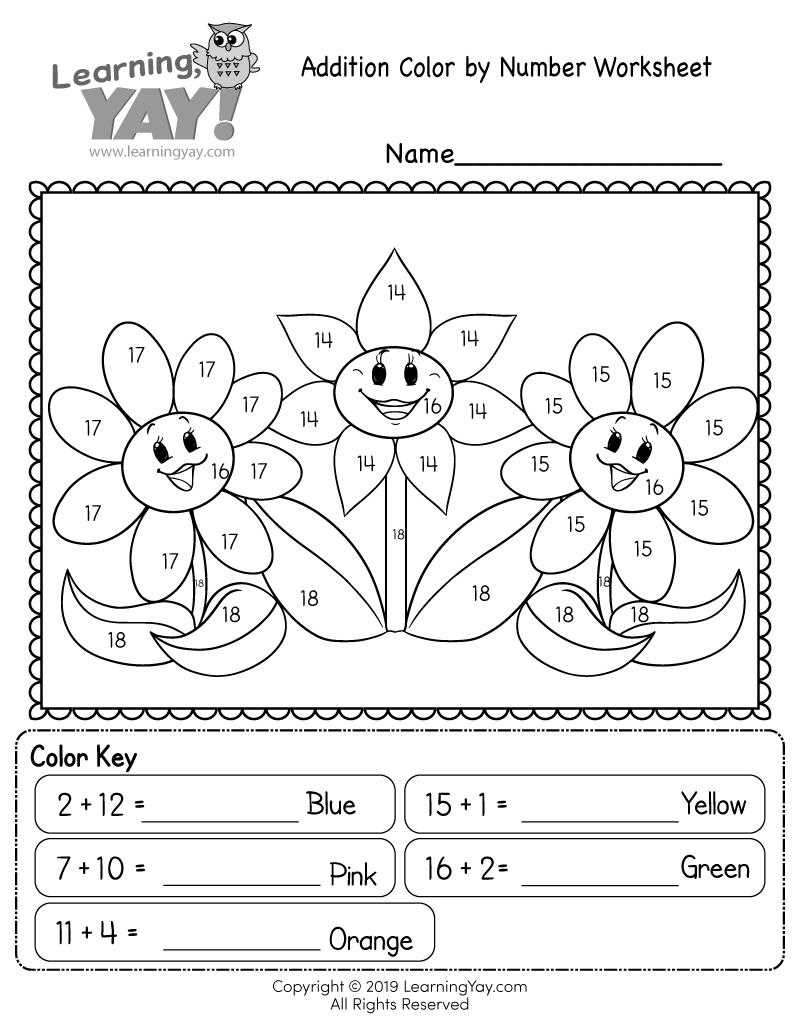 Fun First Grade Math Worksheets Printable
