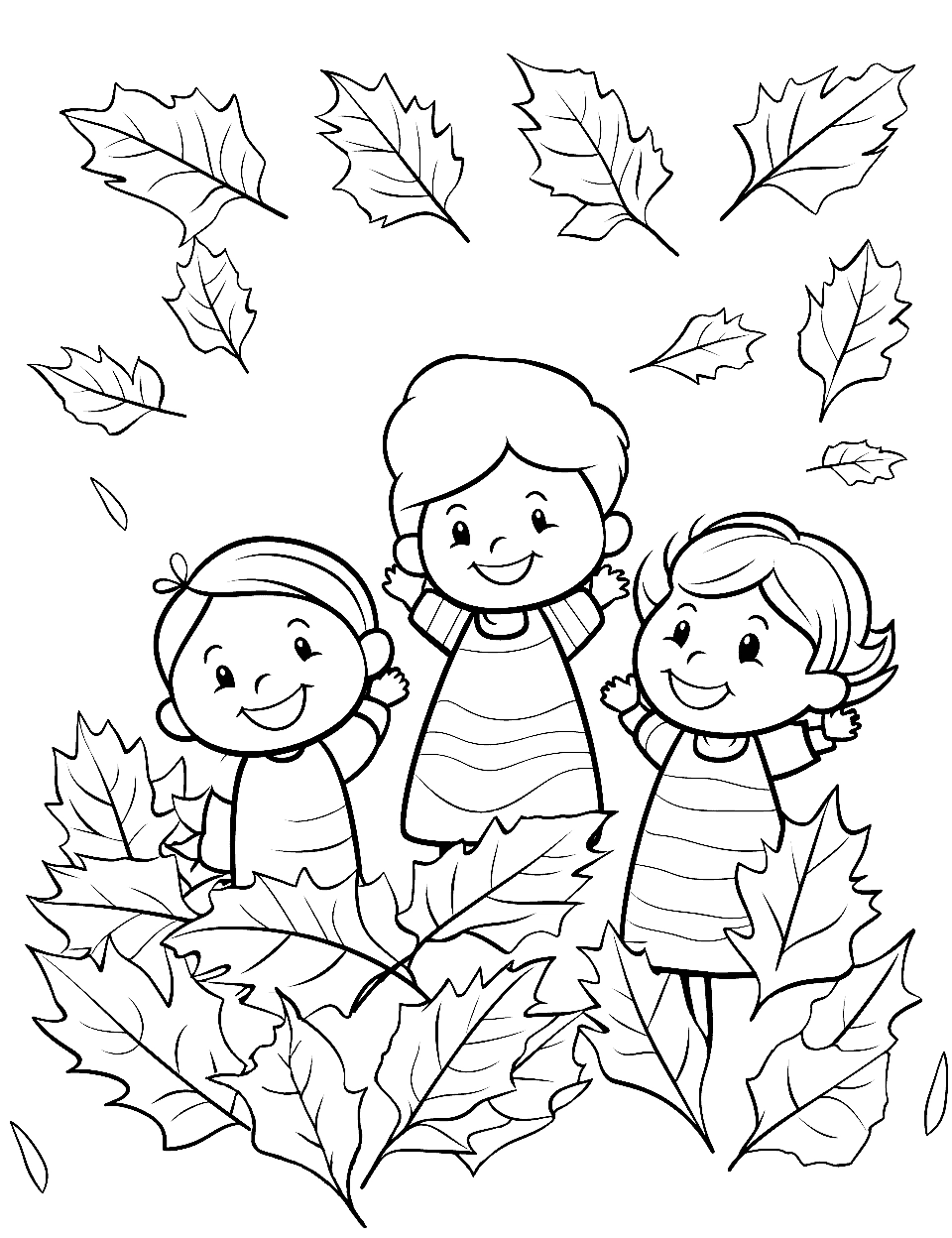 Fall Scene Printable Preschool