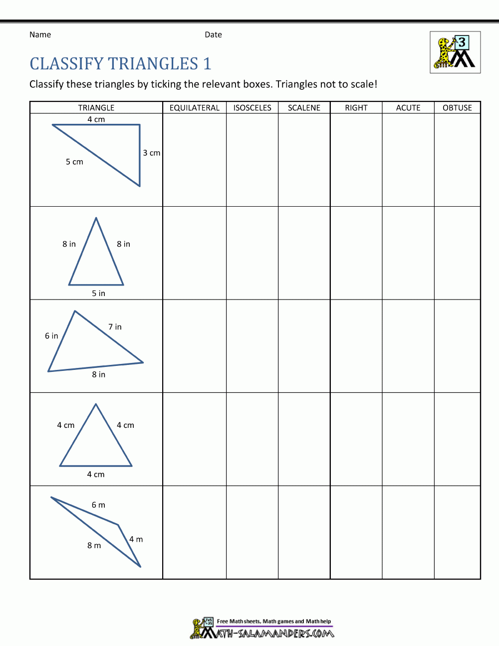 3rd Grade Geometry Worksheets Worksheets Library