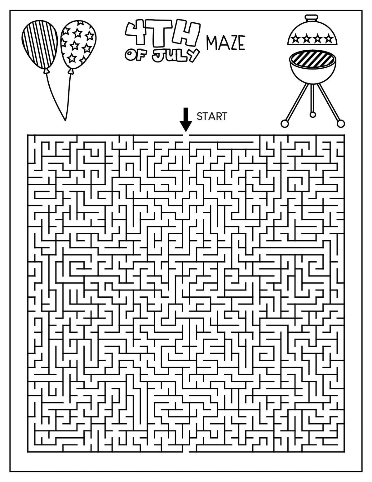 Free Printable July 4 Worksheets