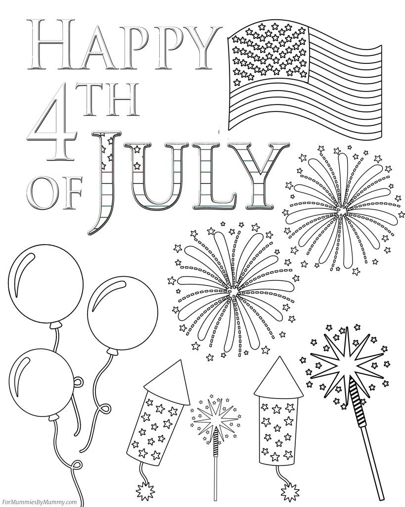 Free Fourth Of July Printable Worksheets