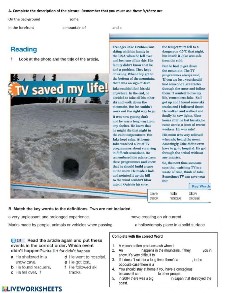 5557744 Reading Comprehension Extreme Weather 