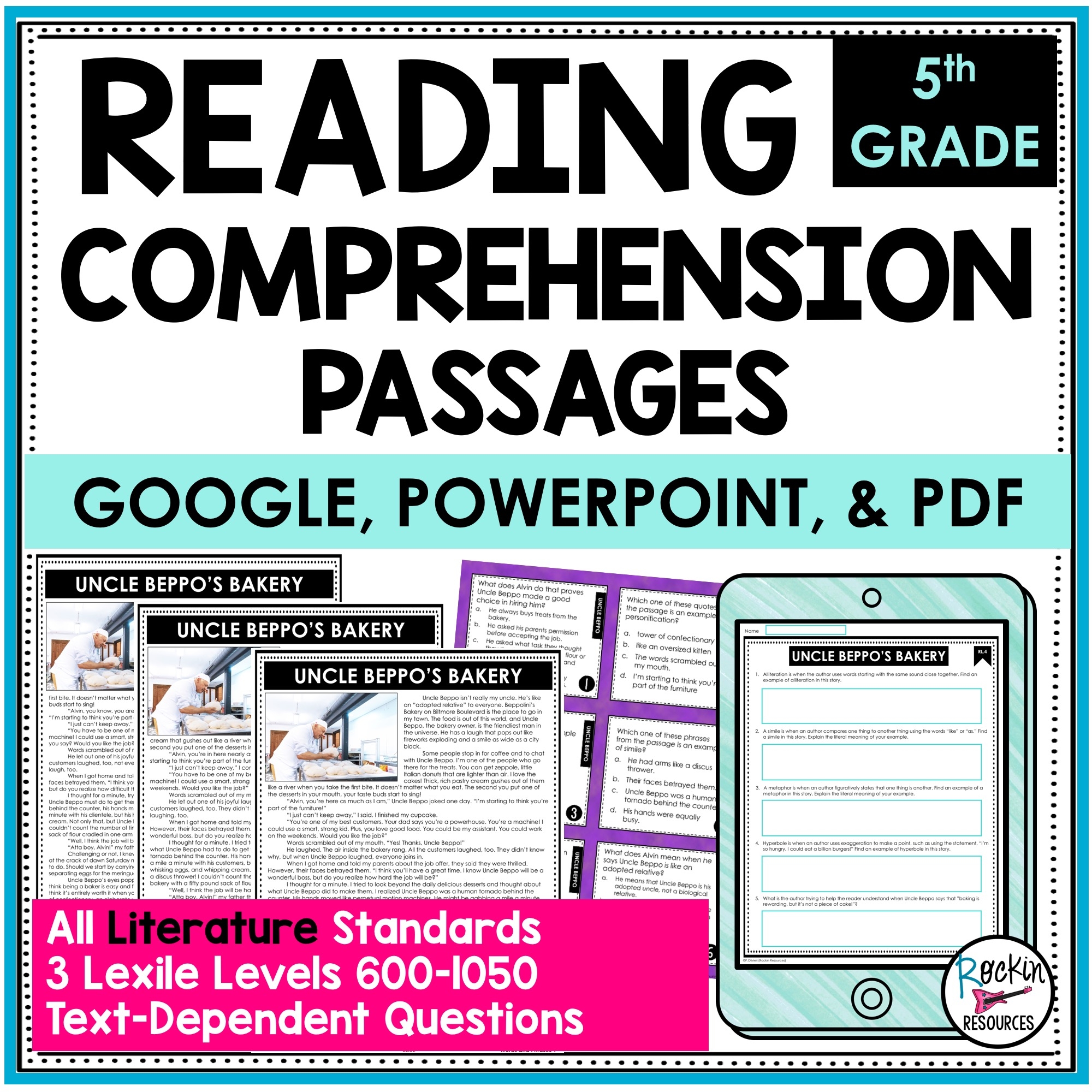 Reading Comprehension Worksheets Free 5 Grade