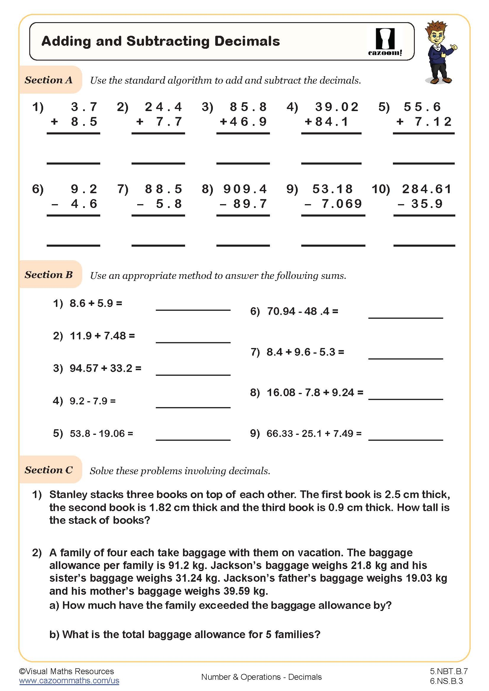 Free Printable Worksheets For Grade 5