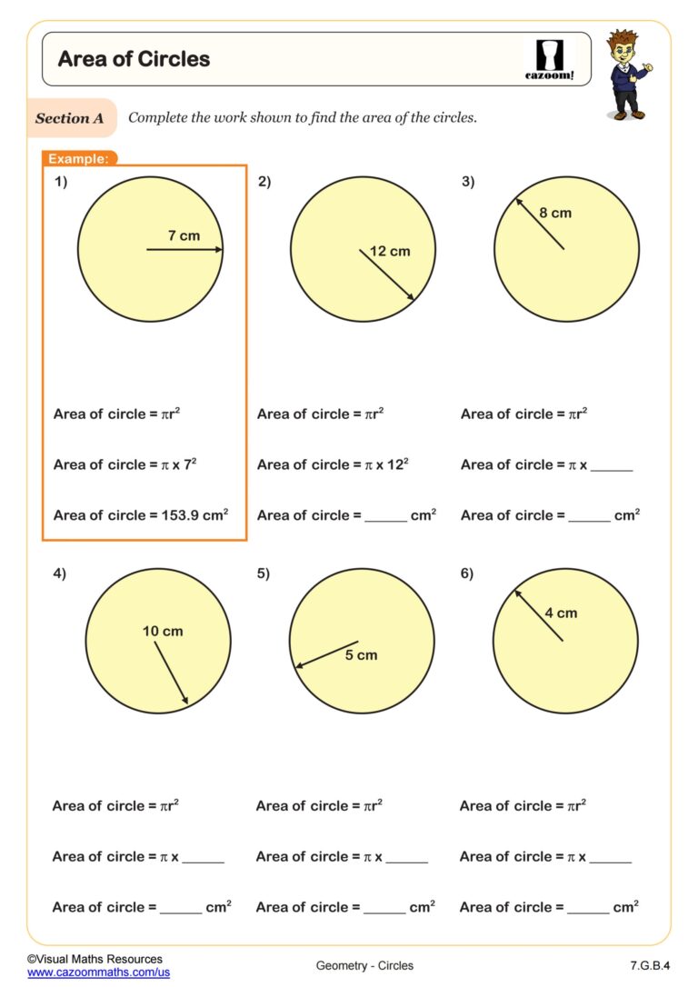 7th Grade Math Worksheets PDF Printable Worksheets Cazoom Math
