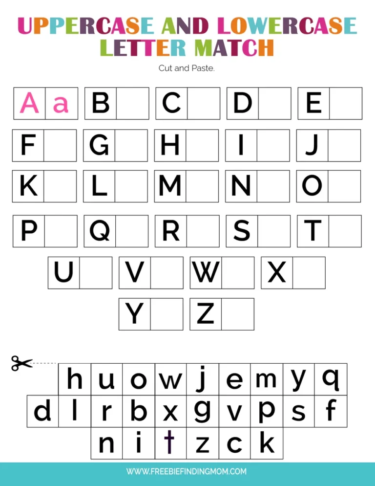 9 Alphabet Worksheets