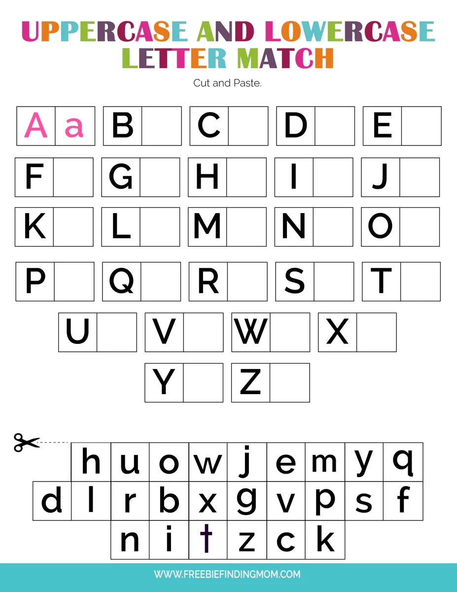 9 Alphabet Worksheets