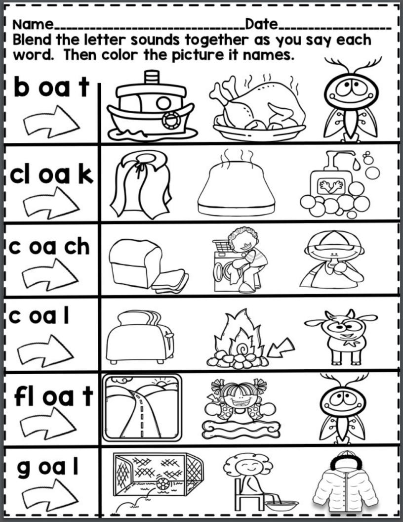 All About The Vowel Team OA Long Vowel Team Oa Worksheets Made By Teachers
