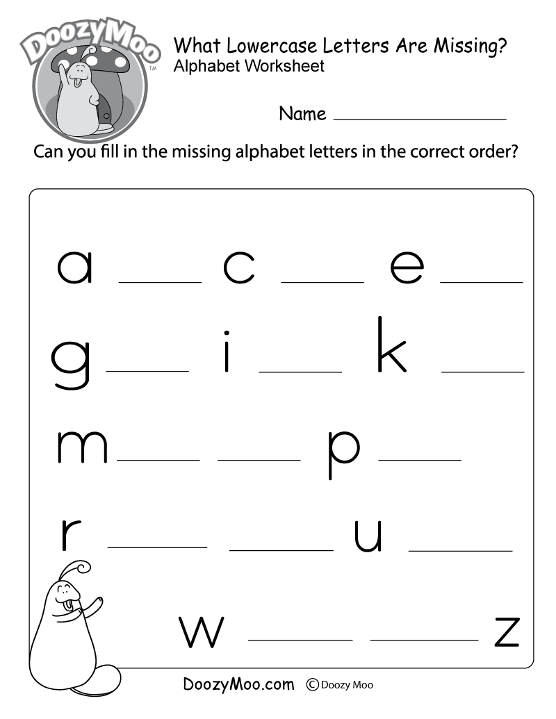 Free Printable Letter Worksheet