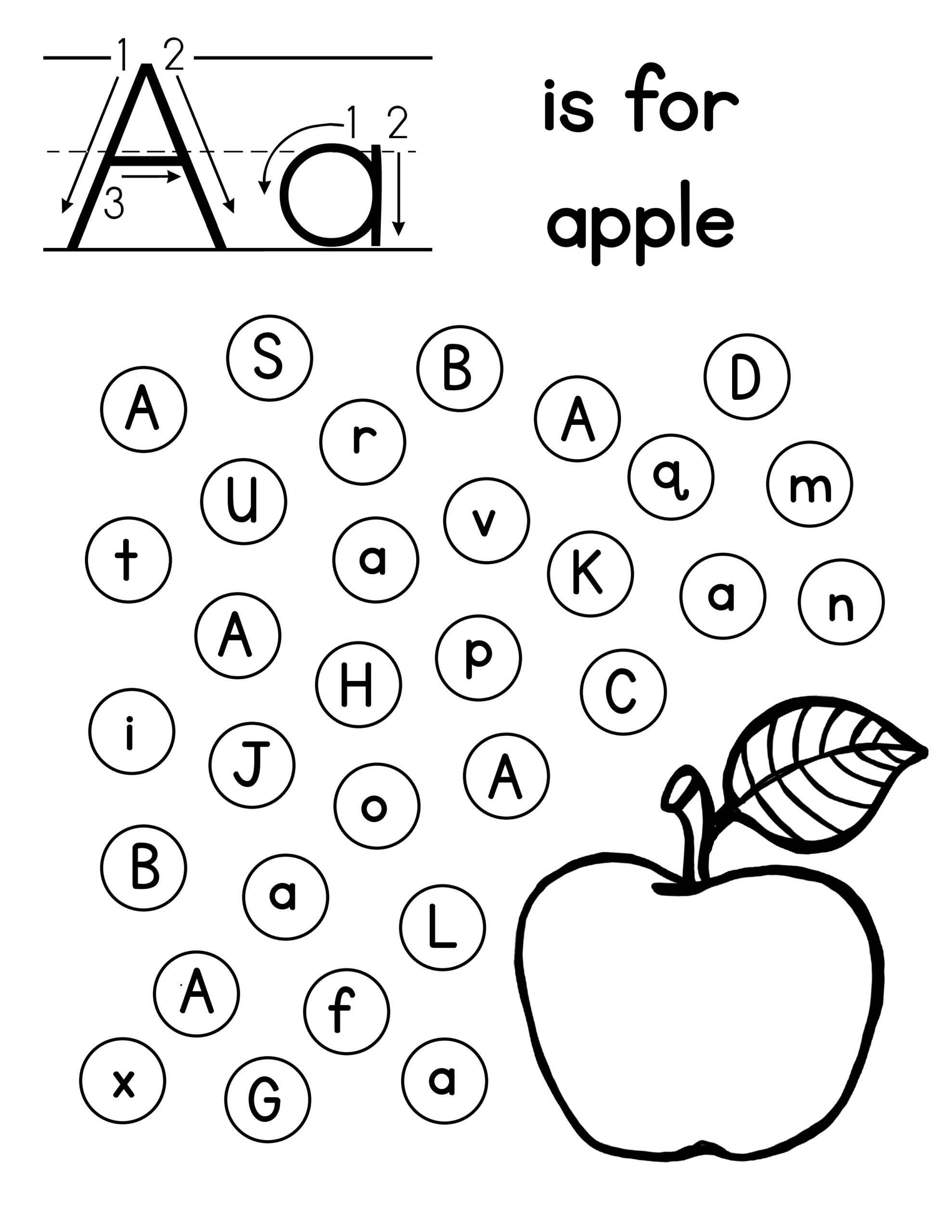 Find The Alphabet Worksheet