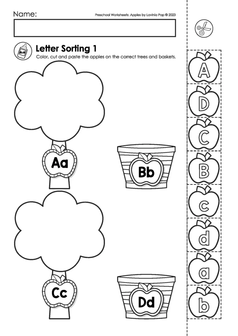Apples Preschool Worksheets And Activities No Prep