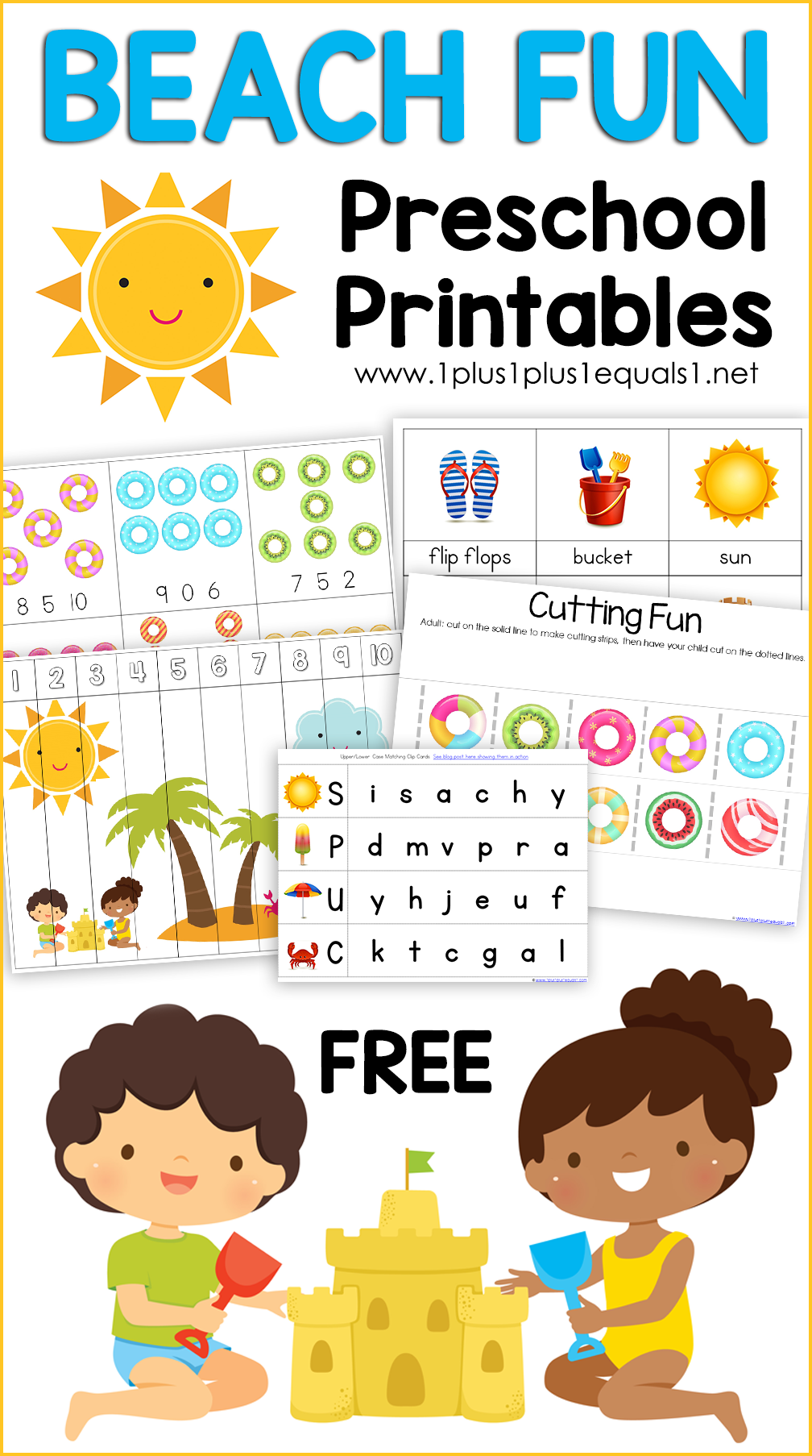 Beach Themed Worksheets For Preschool