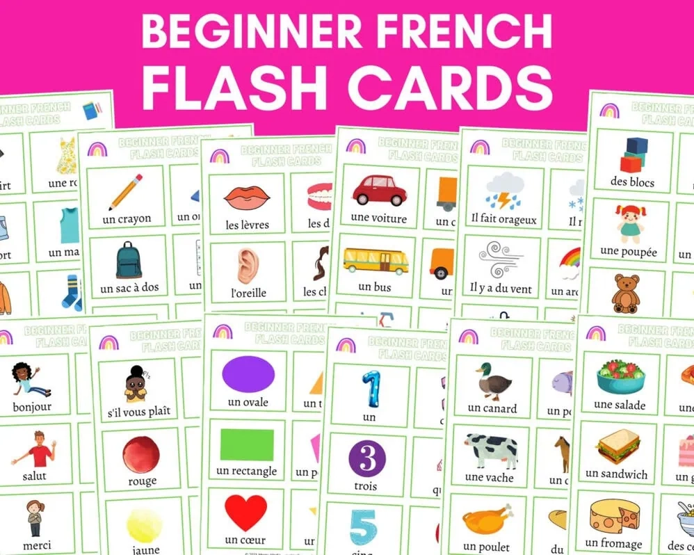 Preschool French Worksheets For Kids