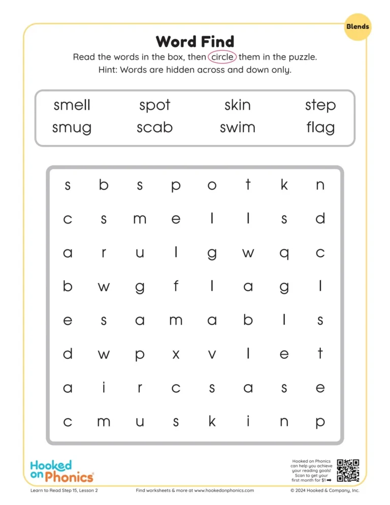 Beginning Blends Hooked On Phonics