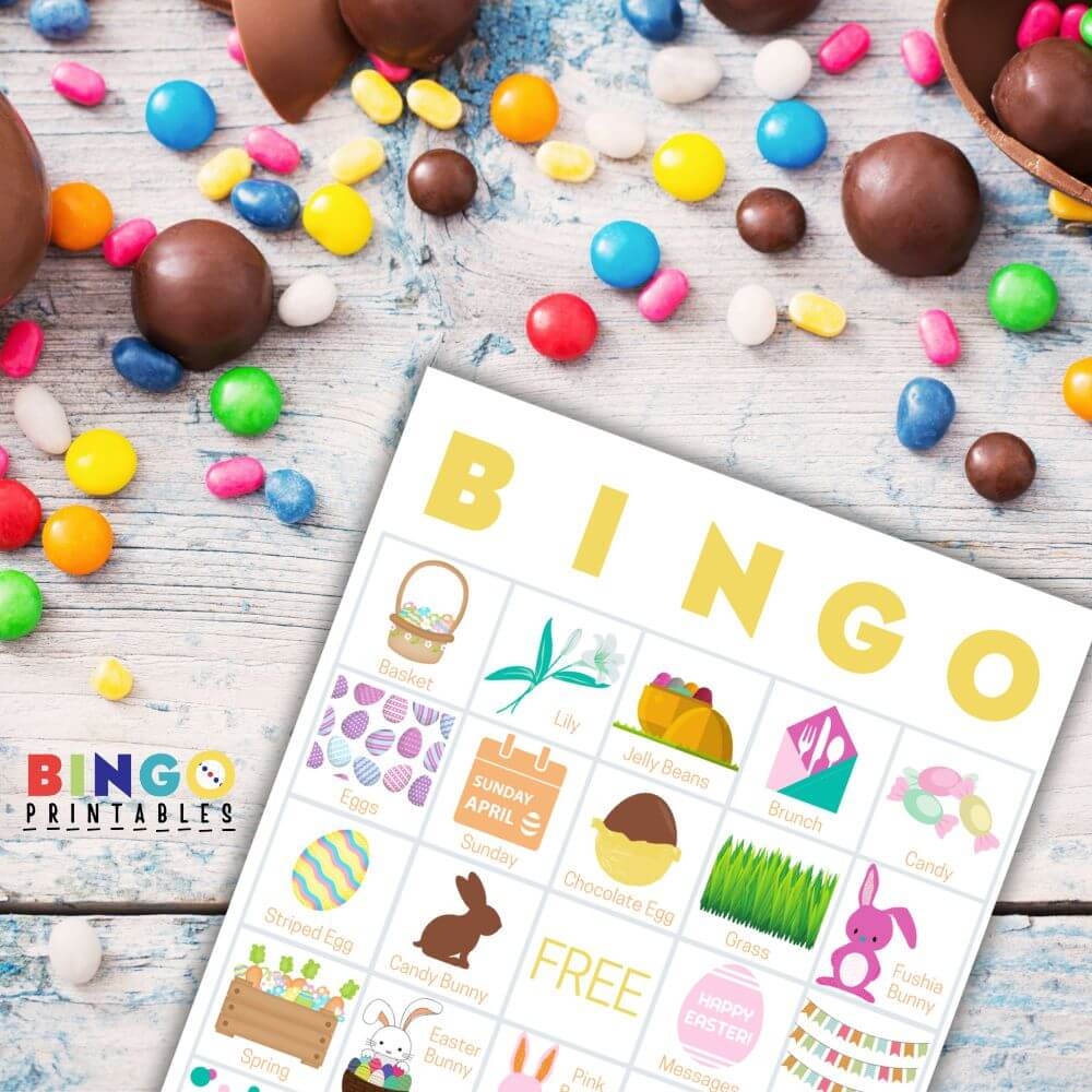 Preschool Jelly Bean Bingo Printable
