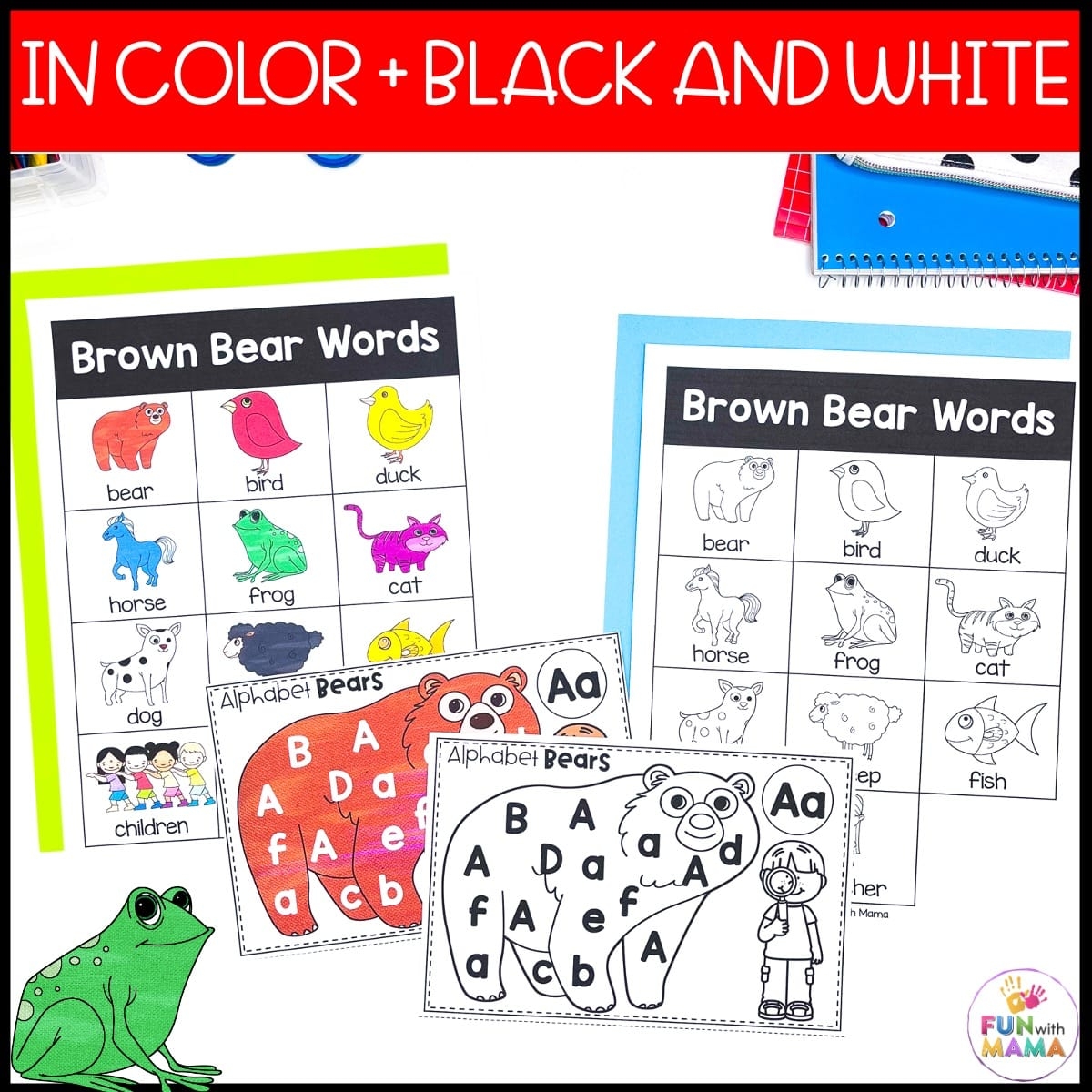 Brown Bear Activities Pack Fun With Mama Shop