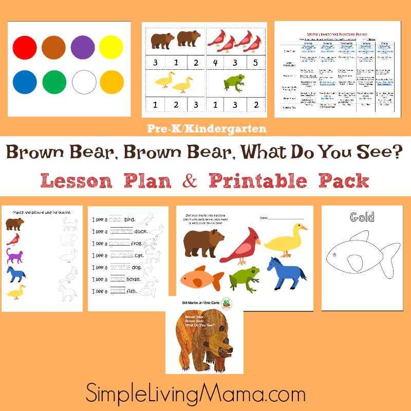 Brown Bear Worksheet Preschool