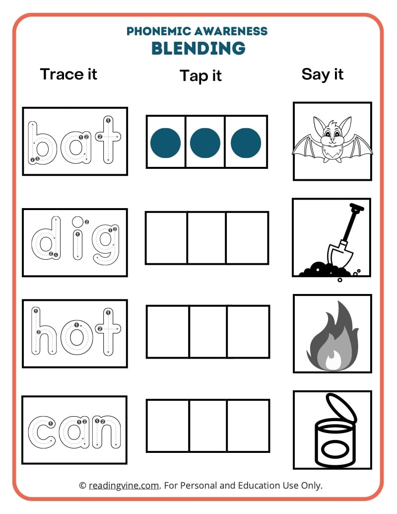 Collection Of Phonemic Awareness Worksheet For Kindergarten 35