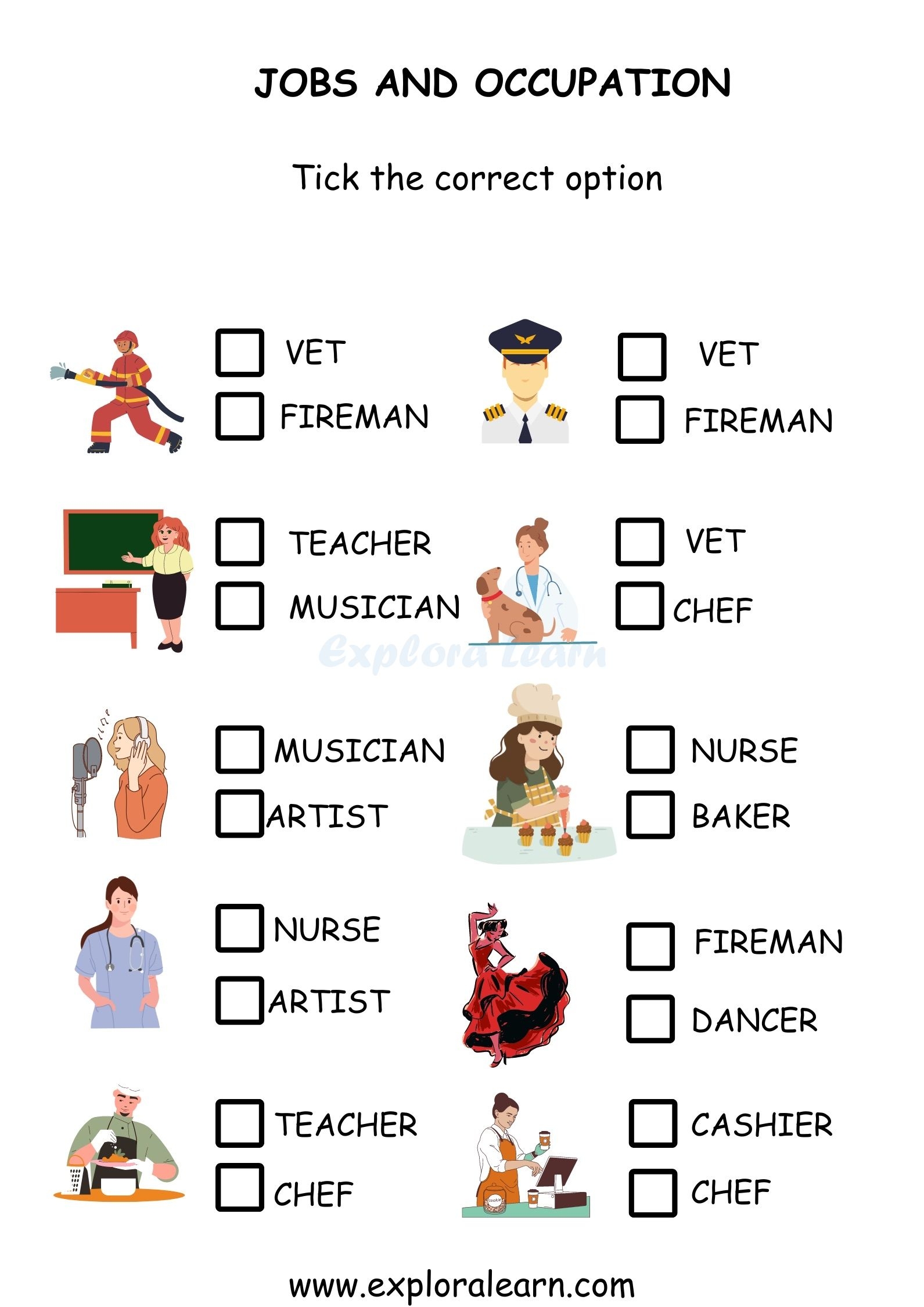 Community Helpers Activities For Preschoolers Printable
