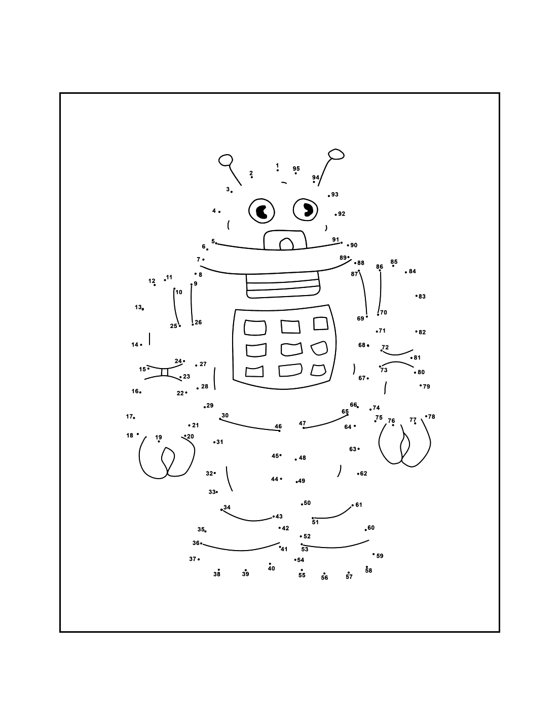 Connect The Dots Printables Printable Coloring Pages FREE