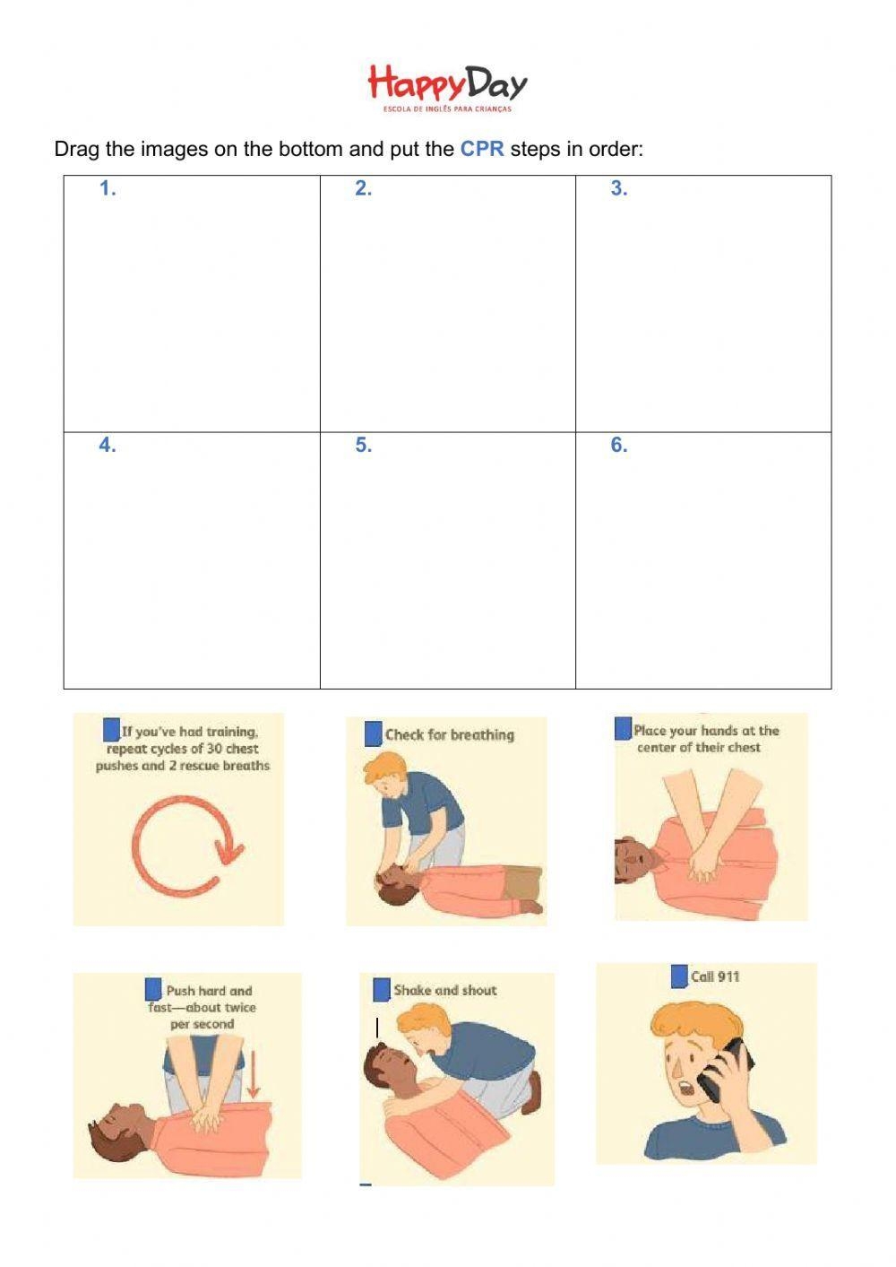Printable Cpr Worksheet
