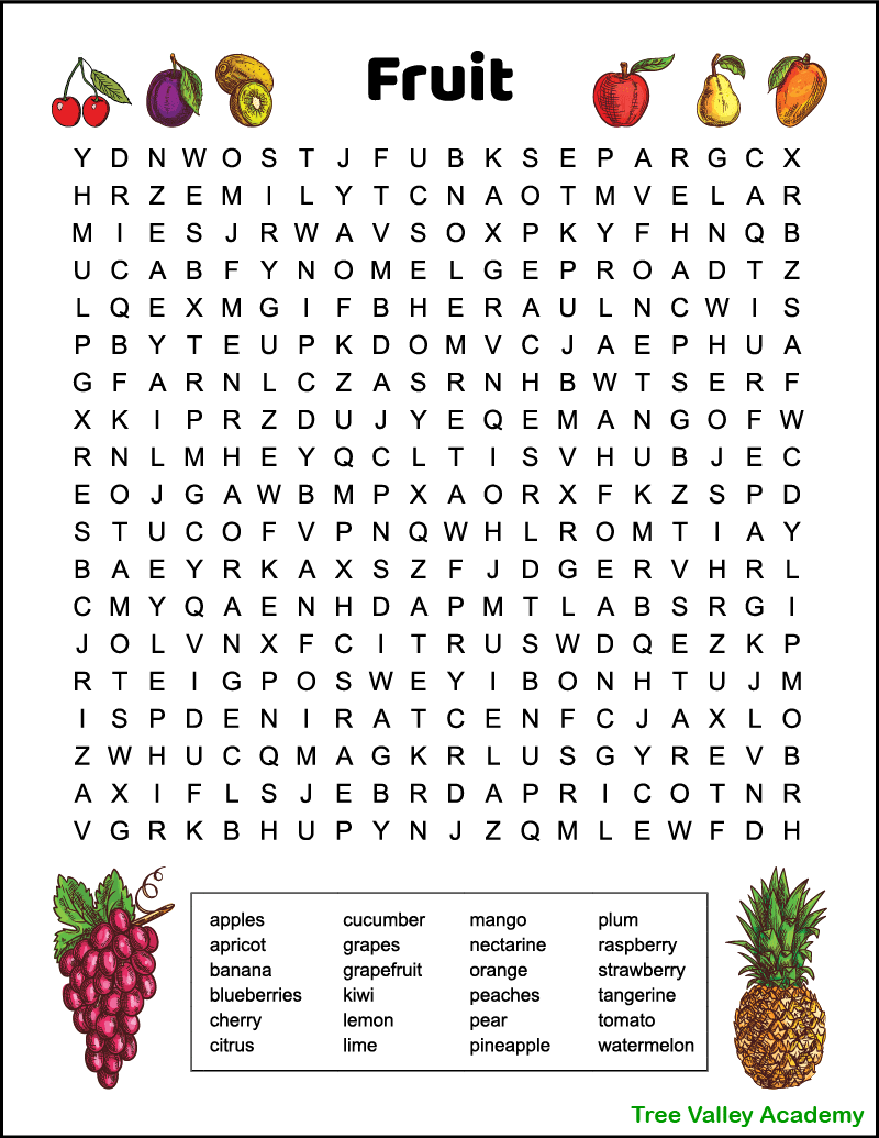 Printable Really Hard Word Searches Worksheets