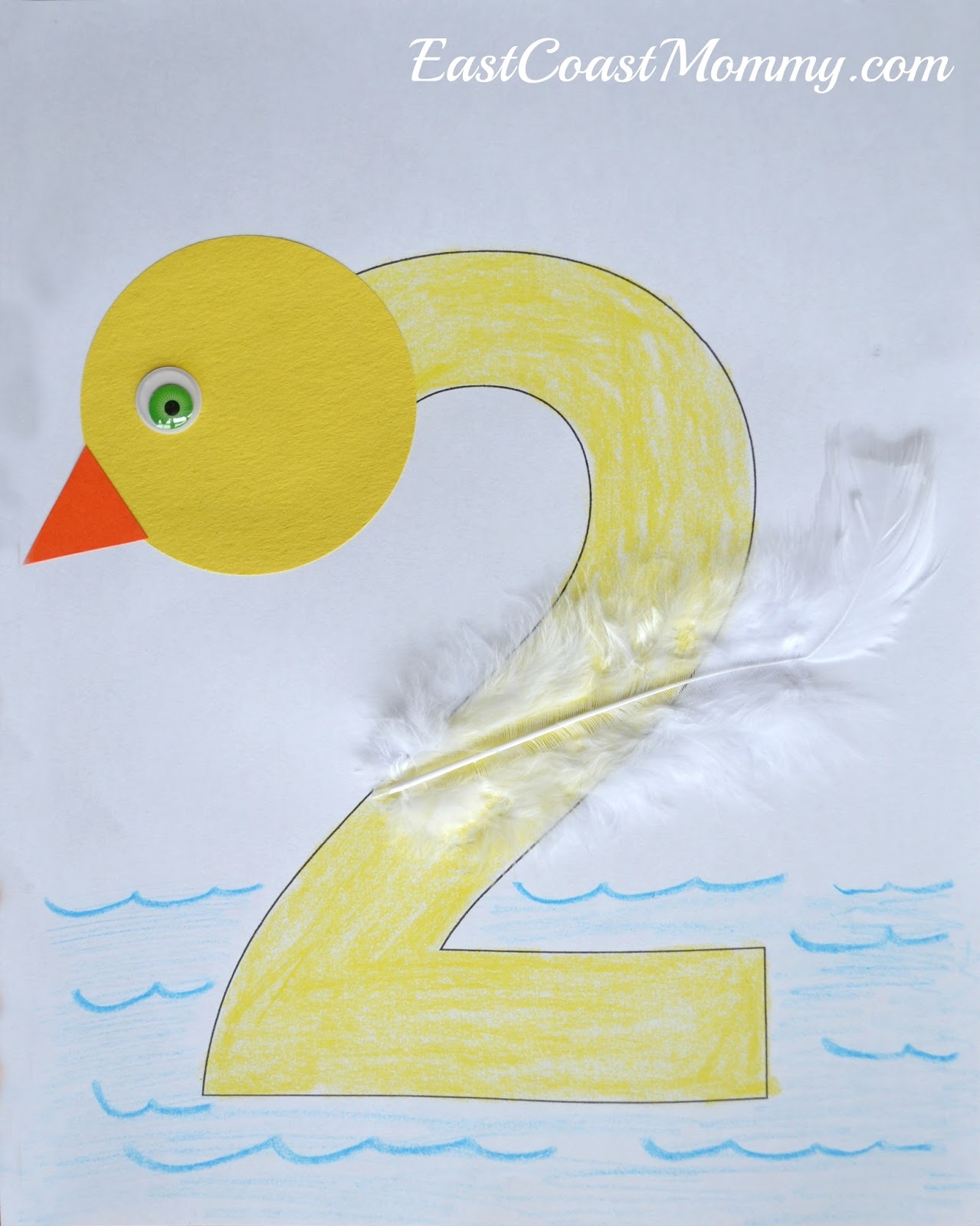 Printable Number 2 Crafts For Preschoolers