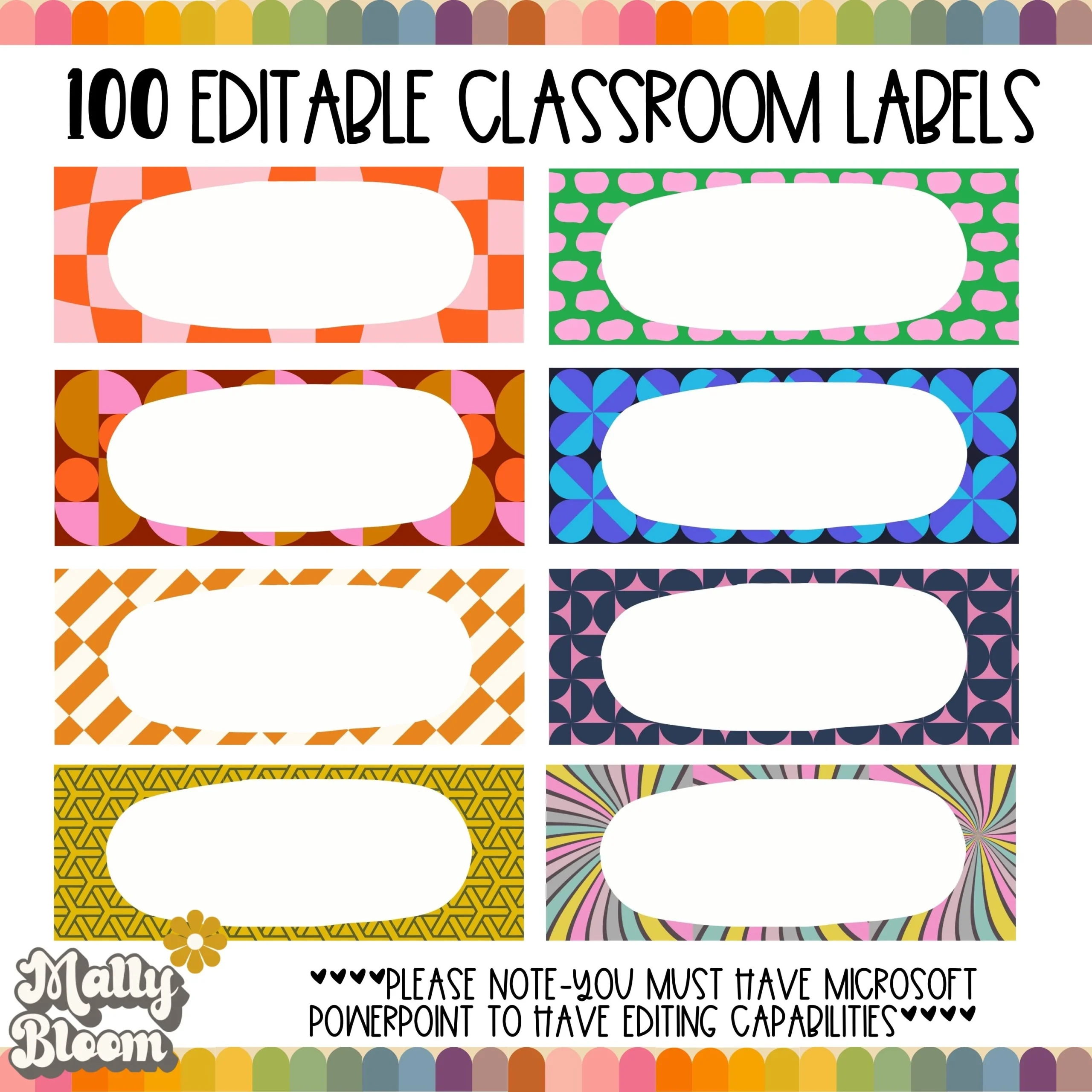 Printable Preschool Labels