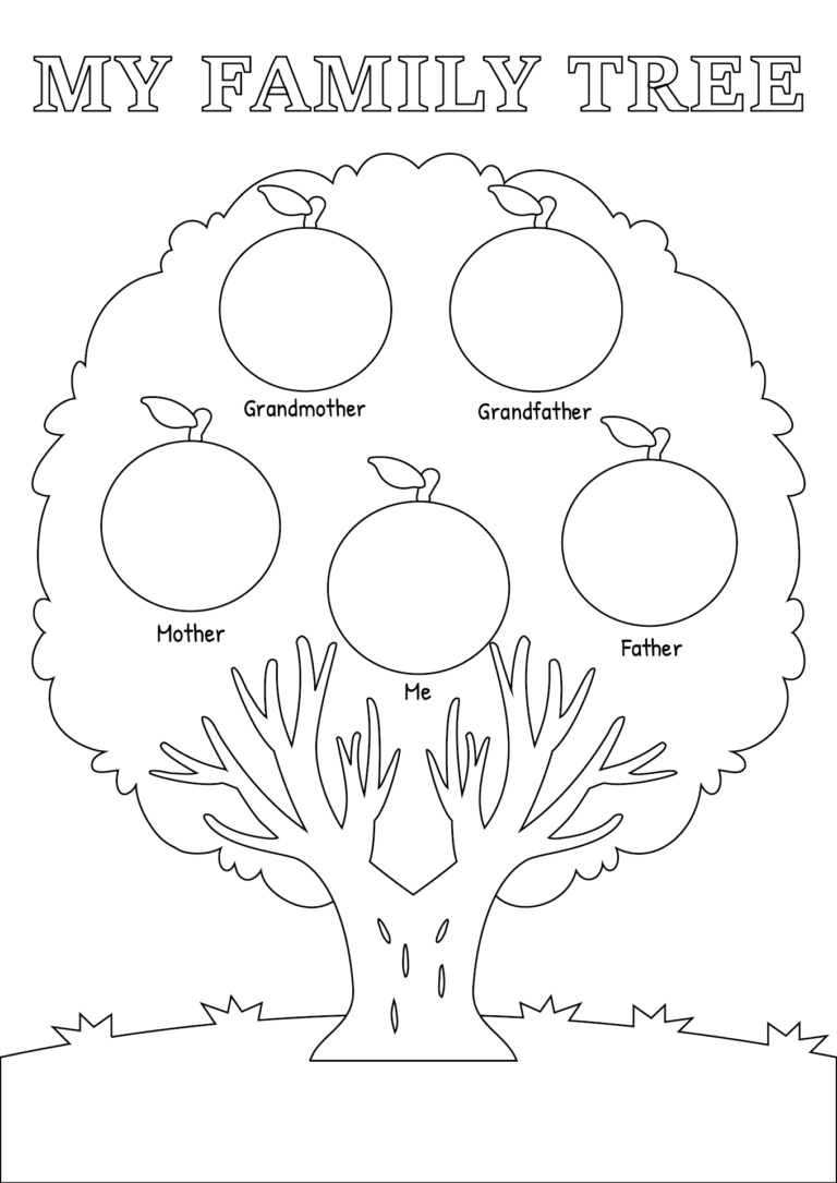 Family Tree Worksheet 10 Free PDF Printables Printablee