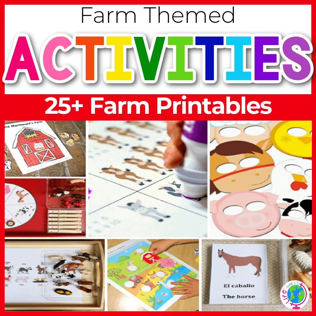 Preschool Farm Theme Printables