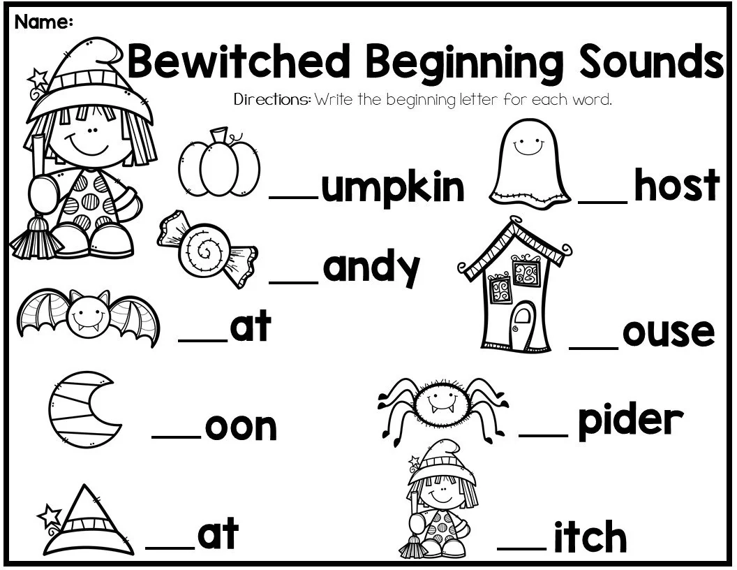 1st Grade Halloween Worksheets Free Printable