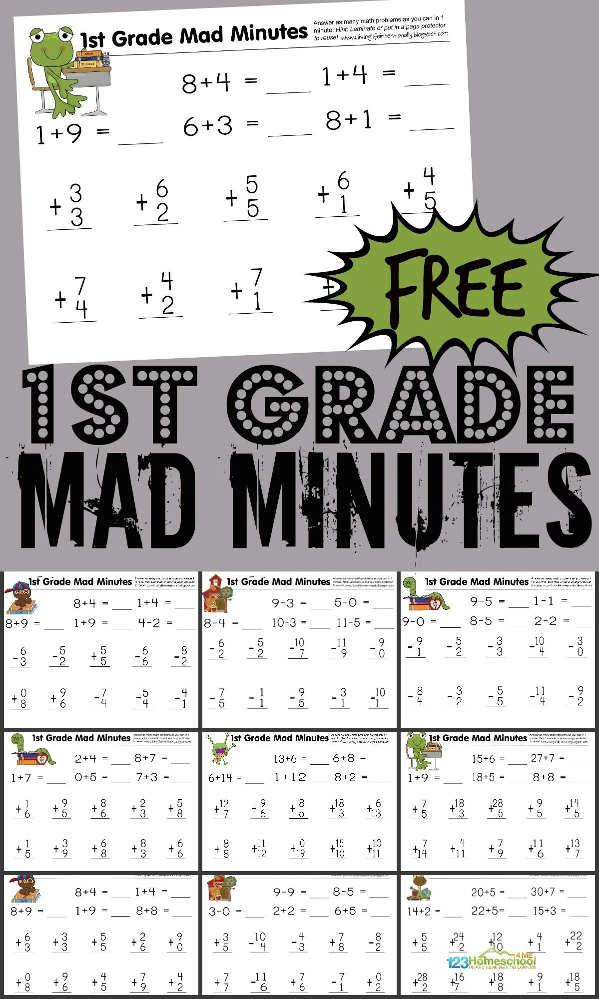 Math Facts Worksheets Free Printable
