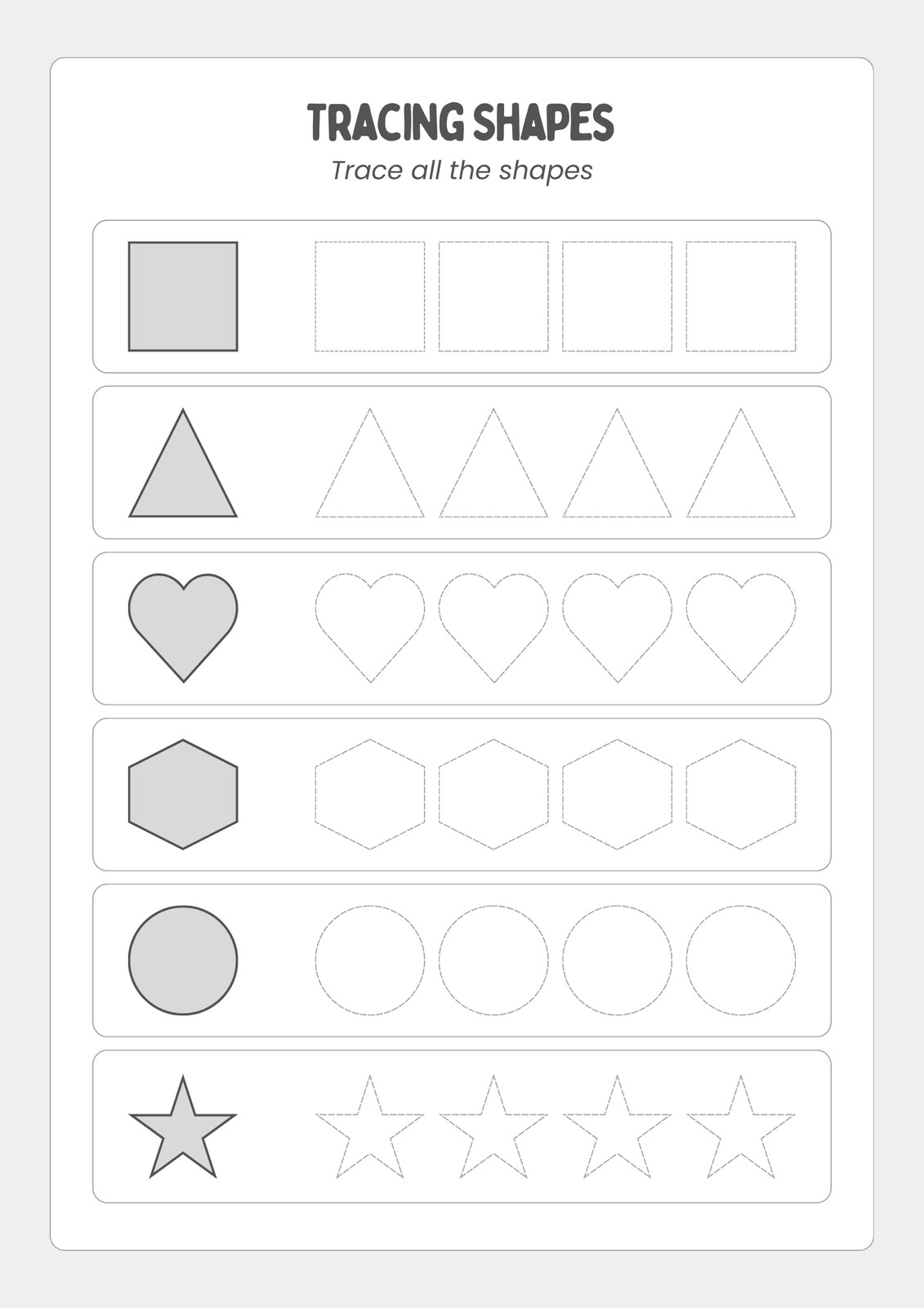 Printable Graphic Design Worksheets
