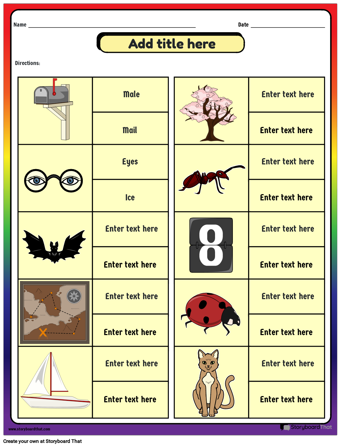 Free Homonyms Worksheets For Kids