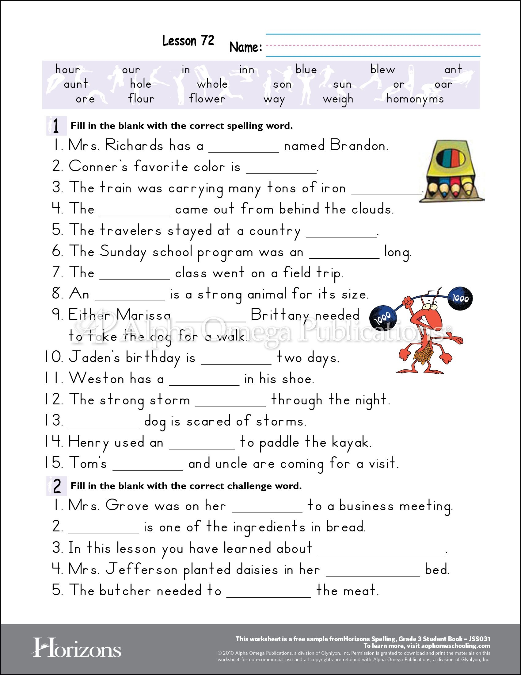 Free Homeschooling Worksheets Printable Uk