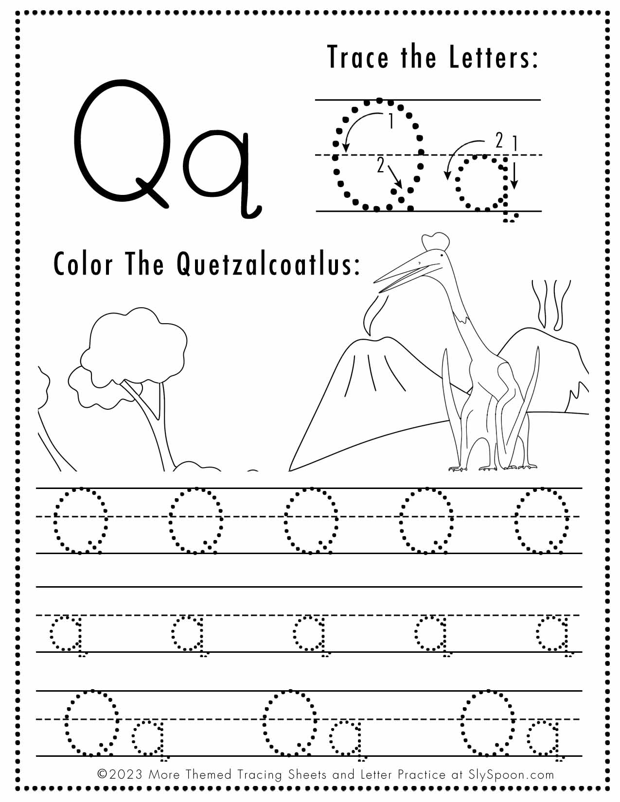 Letter Qq Worksheet Preschool
