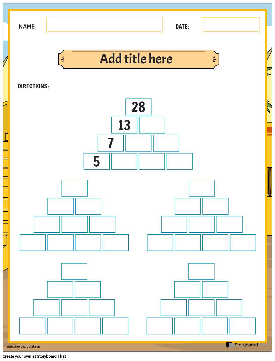 Free Math Games Worksheets Printable Ideas
