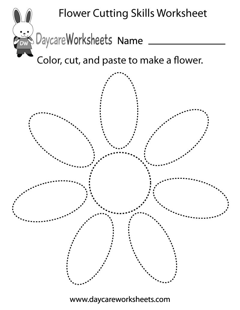 Flower Worksheets For Preschool